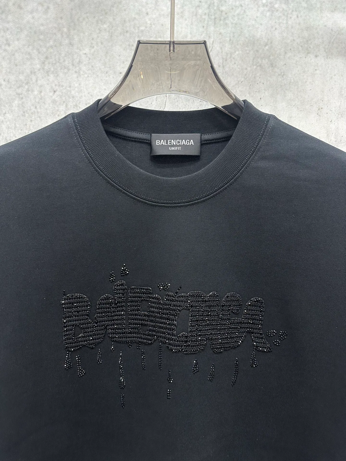 120💰 Balenciaga 2026ss 380g Versatile Same Style -Size：S M L XL -Color：Black